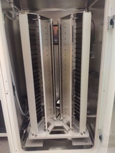 a photo of the racks inside a LiCONIC incubator
