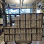 a photo of our ChemDiv library, 200 plates